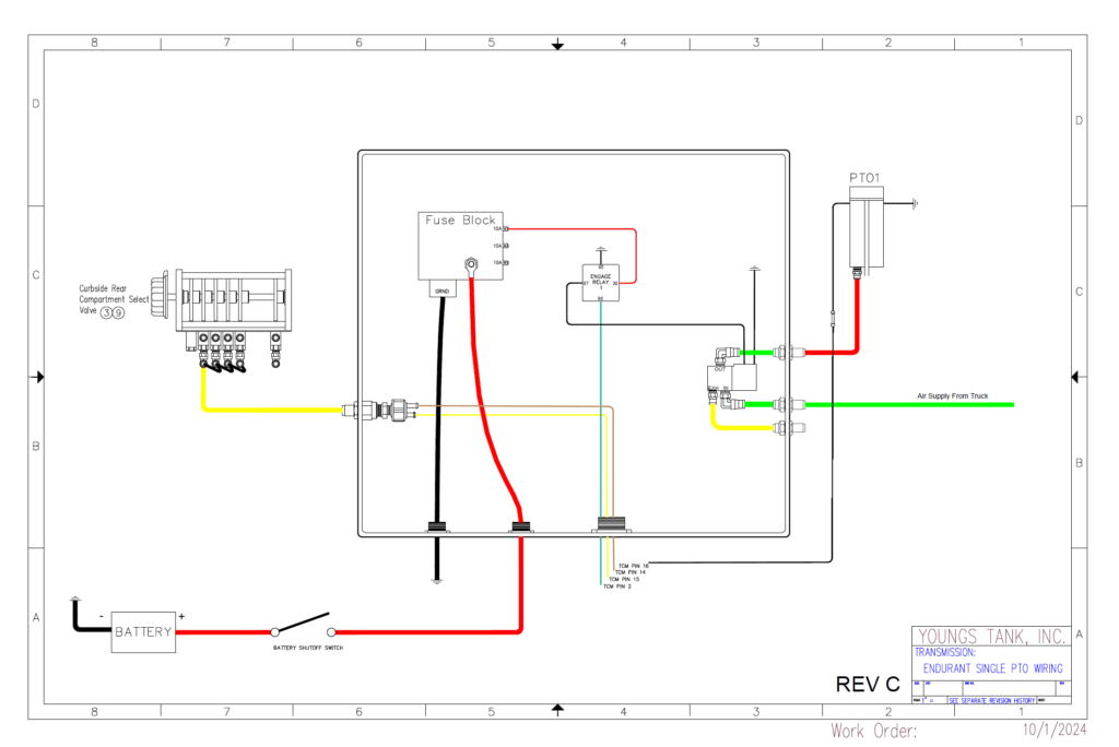 Endurant Single PTO Wiring